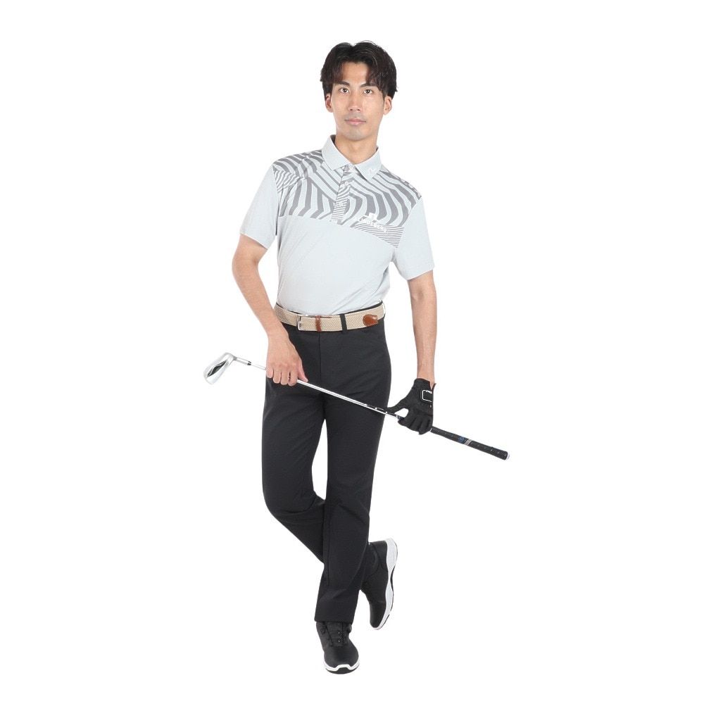 J.LINDEBERG（メンズ）ゴルフウェア 半袖 ツアーコレクション ポロシャツ 071-21650-012