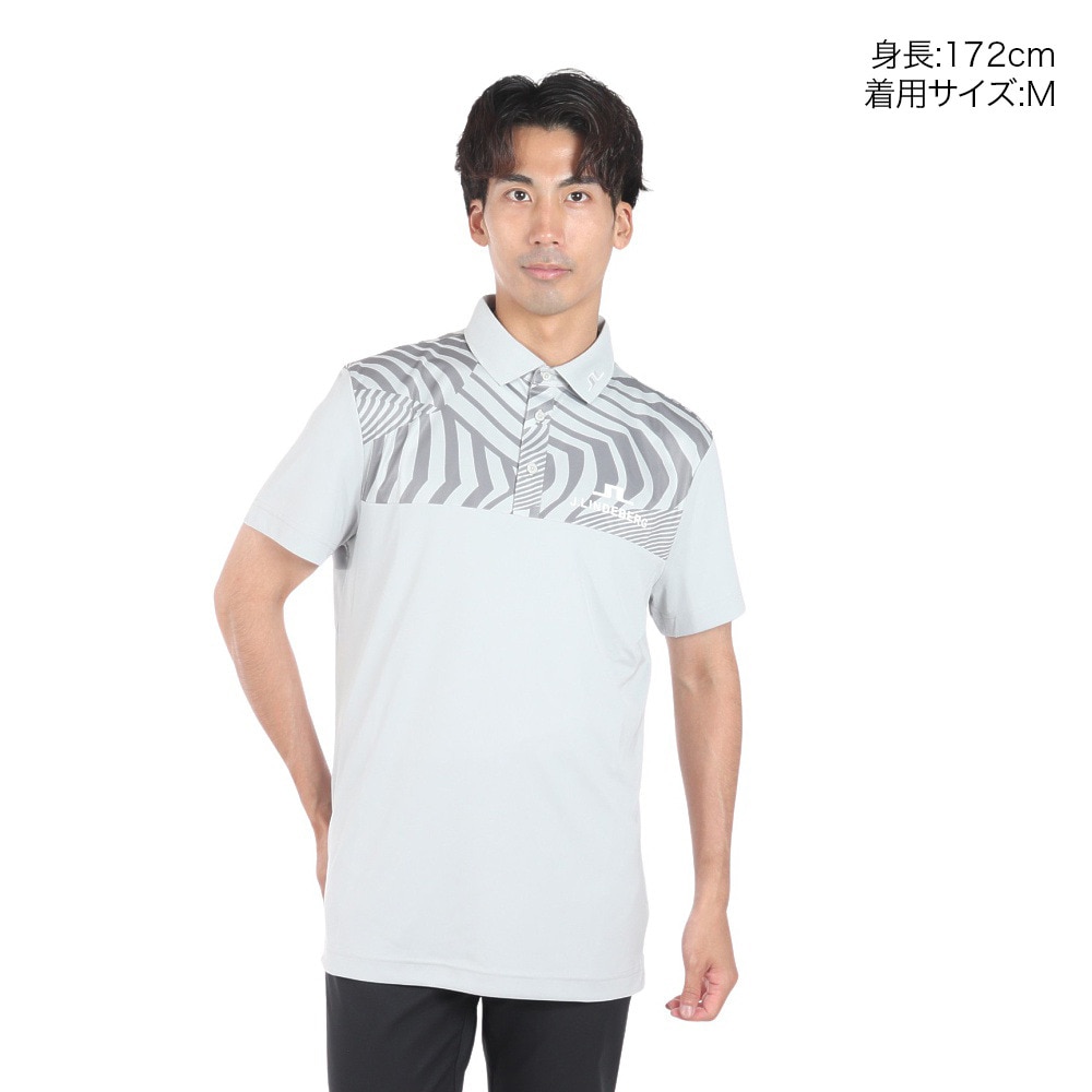 J.LINDEBERG（メンズ）ゴルフウェア 半袖 ツアーコレクション ポロシャツ 071-21650-012