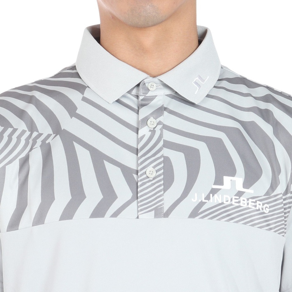 J.LINDEBERG（メンズ）ゴルフウェア 半袖 ツアーコレクション ポロシャツ 071-21650-012
