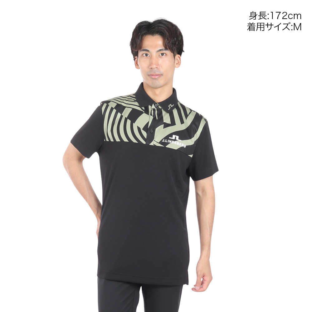 J.LINDEBERG（メンズ）ゴルフウェア 半袖 ツアーコレクション ポロシャツ 071-21650-019