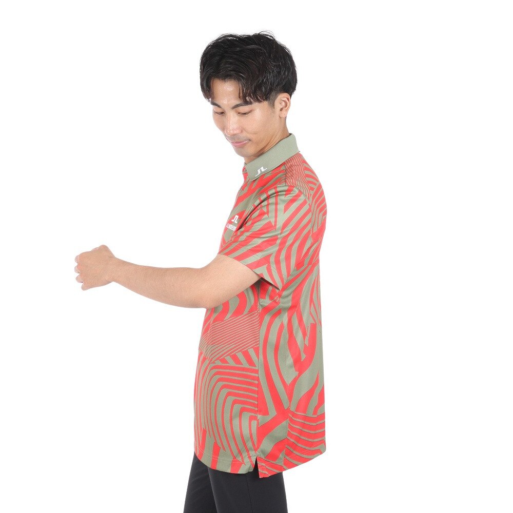 J.LINDEBERG（メンズ）ゴルフウェア 半袖 ツアーコレクション ポロシャツ 071-21651-025