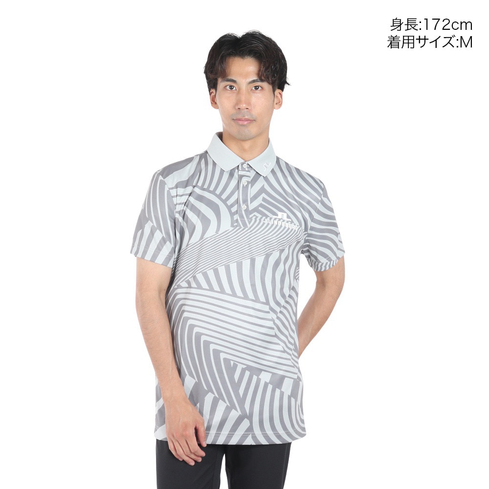 J.LINDEBERG（メンズ）ゴルフウェア 半袖 ツアーコレクション ポロシャツ 071-21652-012