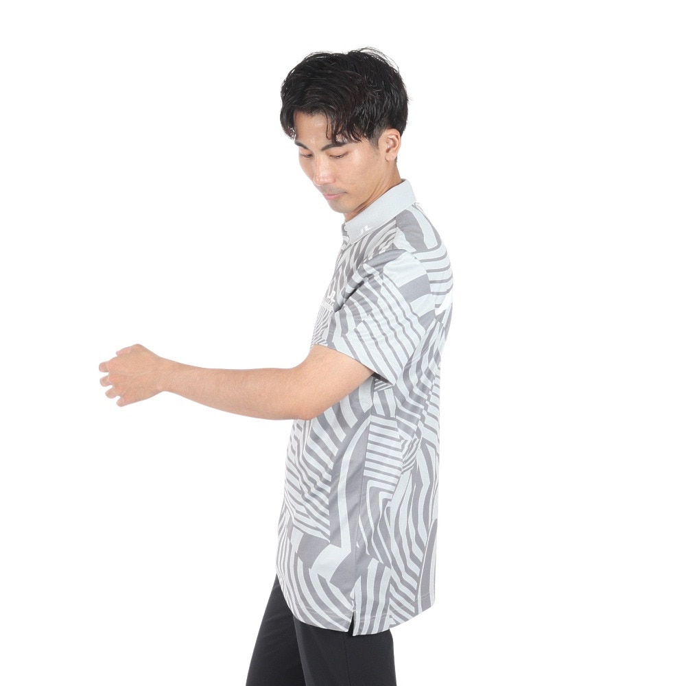 J.LINDEBERG（メンズ）ゴルフウェア 半袖 ツアーコレクション ポロシャツ 071-21652-012