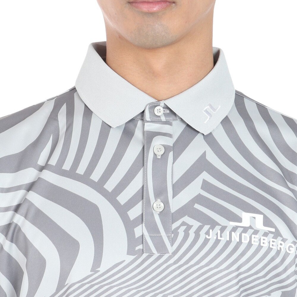 J.LINDEBERG（メンズ）ゴルフウェア 半袖 ツアーコレクション ポロシャツ 071-21652-012
