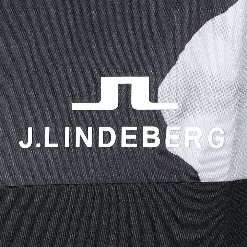 J.LINDEBERG（メンズ）ゴルフウェア 吸水速乾 カラーブロック バックブリッジポロシャツ 071-21351-019