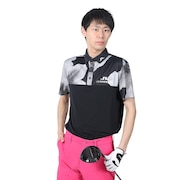 J.LINDEBERG（メンズ）ゴルフウェア 吸水速乾 カラーブロック バックブリッジポロシャツ 071-21351-019