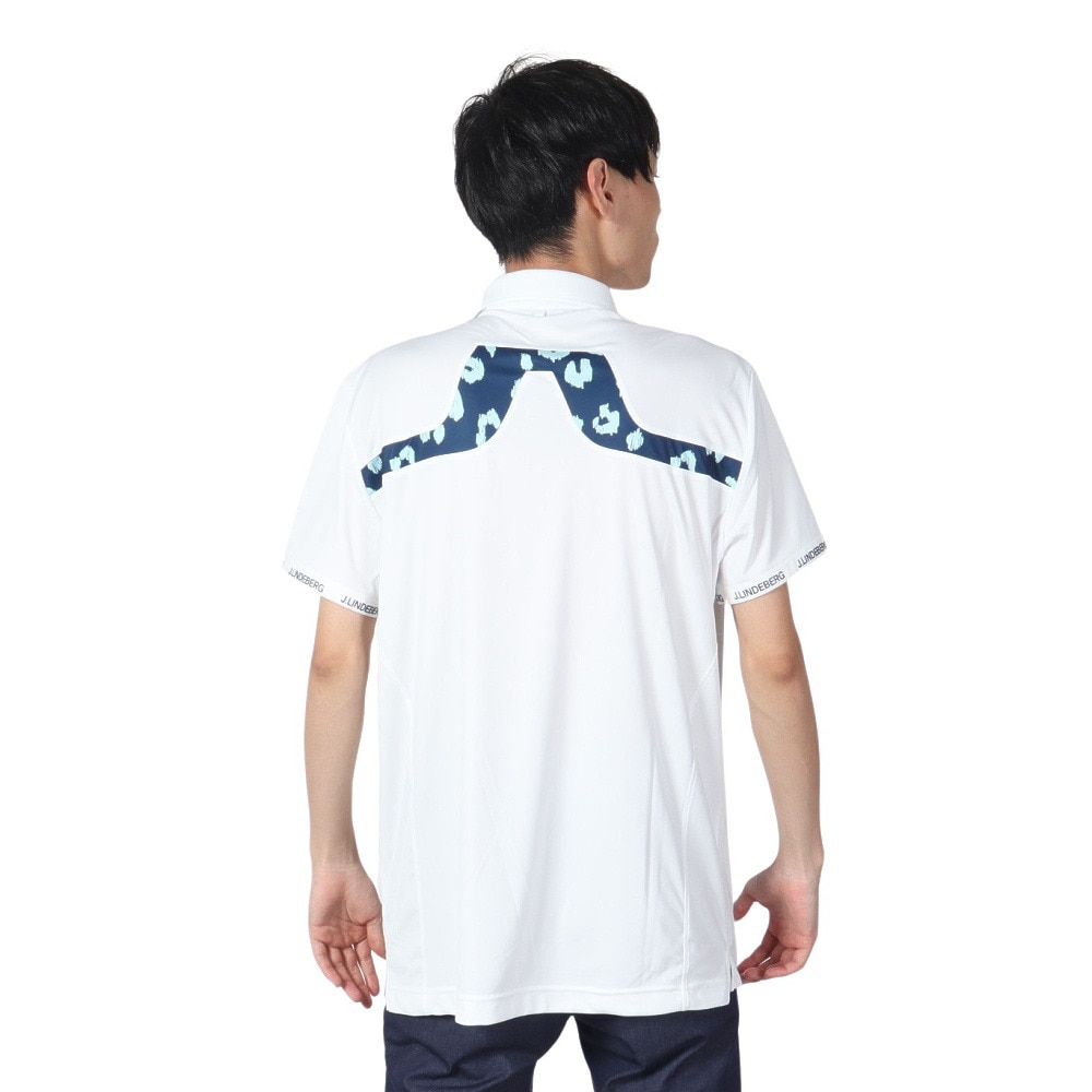 J.LINDEBERG（メンズ）ゴルフウェア TOUR COLLECTION バックブリッジ ポロシャツ 071-21460-004