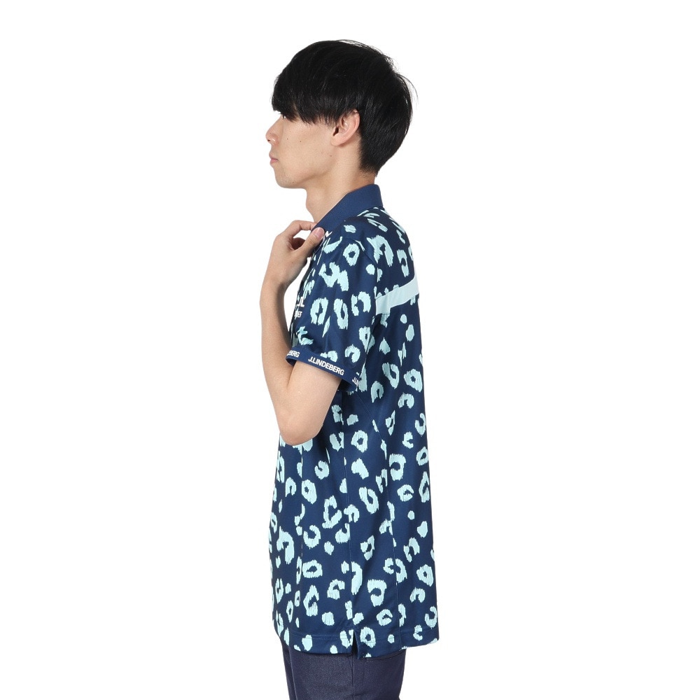 J.LINDEBERG（メンズ）ゴルフウェア TOUR COLLECTION バックブリッジ ポロシャツ 071-21460-096