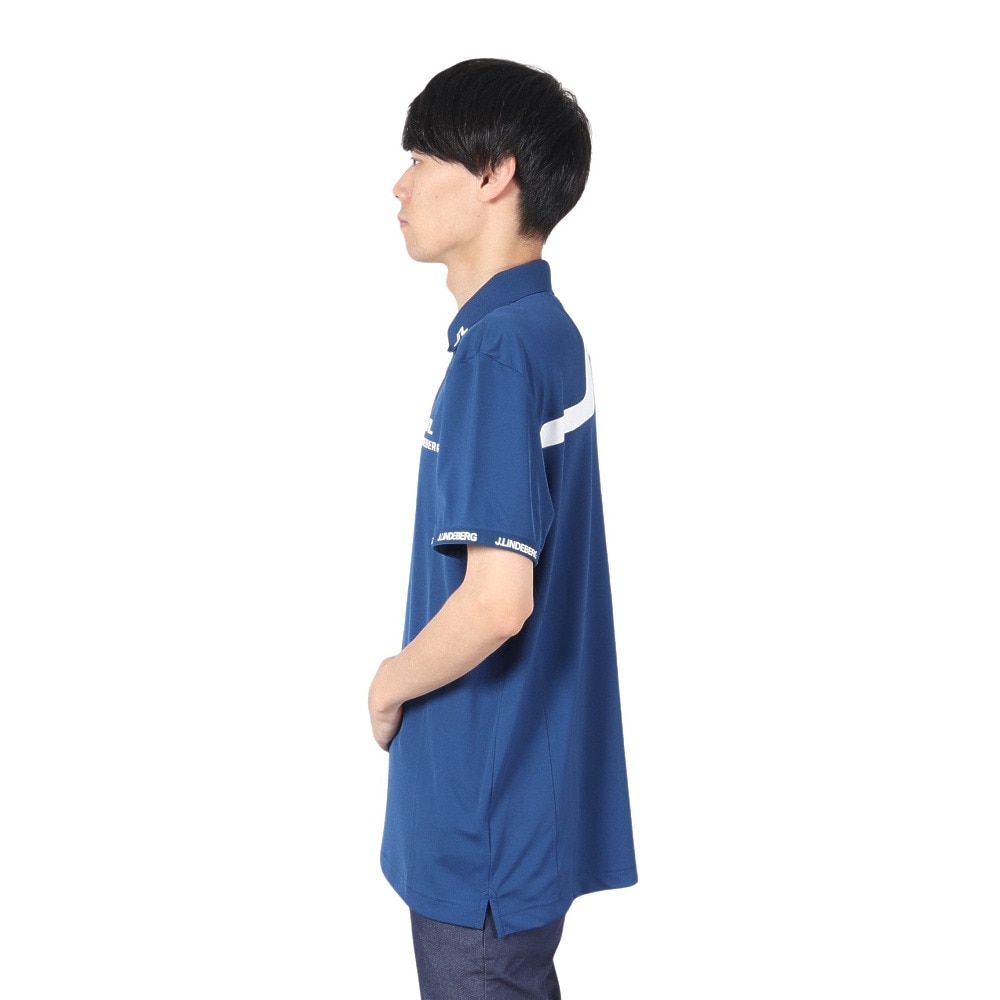 J.LINDEBERG（メンズ）ゴルフウェア TOUR COLLECTION バックブリッジ ポロシャツ 071-21460-097