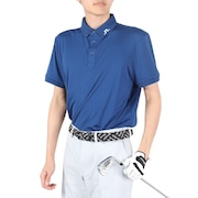 J.LINDEBERG（メンズ）ゴルフウェア 半袖 吸水速乾 バックブリッジシーズン柄ポロシャツ 071-21342-097