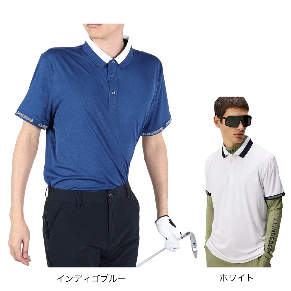 J.LINDEBERG（メンズ）ゴルフウェア 半袖 吸水速乾 Guy Regular ポロシャツ 071-21343-004