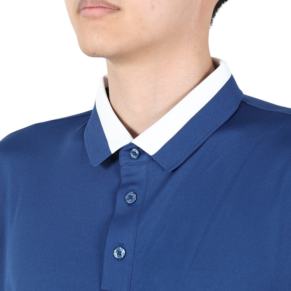 J.LINDEBERG（メンズ）ゴルフウェア 吸水速乾 袖ロゴ半袖ポロシャツ 071-21343-097