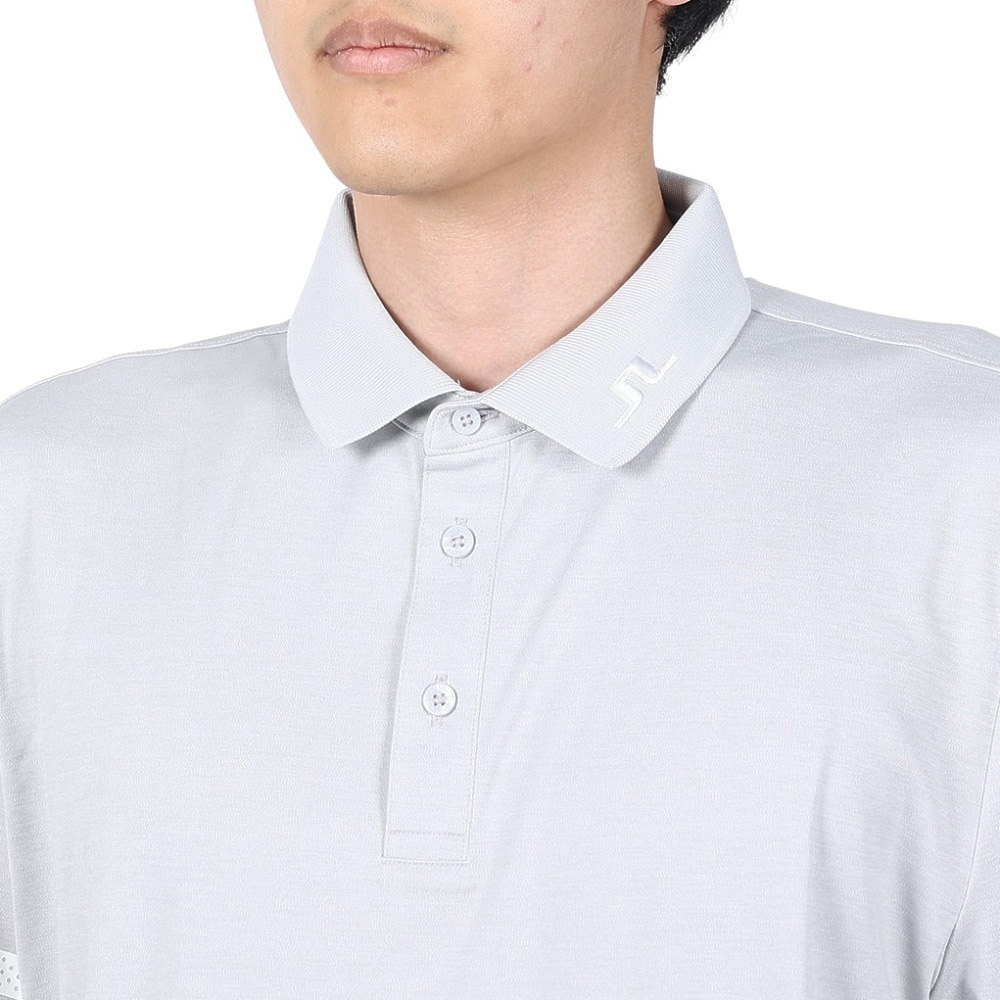 J.LINDEBERG（メンズ）ゴルフウェア 半袖 吸水速乾 Heath Regular Fit ポロシャツ 071-21344-012
