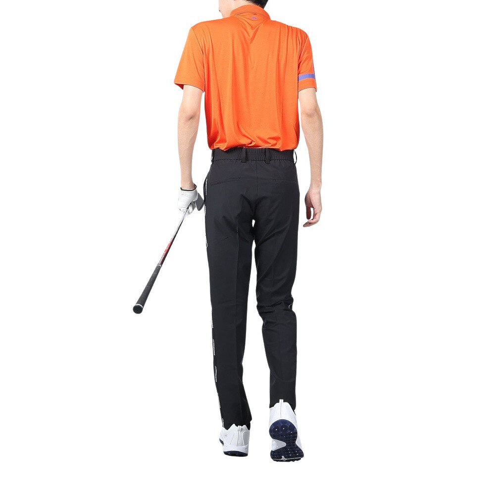 J.LINDEBERG（メンズ）ゴルフウェア 半袖 吸水速乾 袖JLロゴポロ 071-21344-035