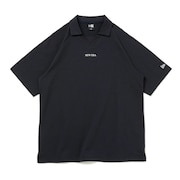 ニューエラ（NEW ERA）（メンズ）ゴルフウェア 半袖 シアサッカー ポロシャツ ネイビー 14109032