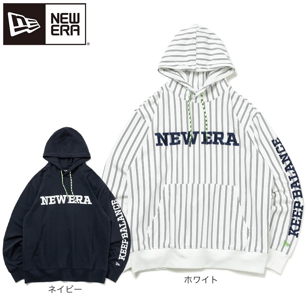 ニューエラ（NEW ERA）（メンズ、レディース）ゴルフウェア パーカー 吸汗速乾 ドライスウェット プルオーバーフーディー KEEP BALANCE 14109073