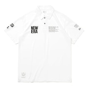 ニューエラ（NEW ERA）（メンズ、レディース）ゴルフウェア 半袖 吸汗速乾 ポロシャツ テック マルチロゴ 14311409