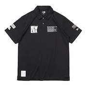 ニューエラ（NEW ERA）（メンズ、レディース）ゴルフウェア 半袖 吸汗速乾 ポロシャツ テック マルチロゴ 14311410