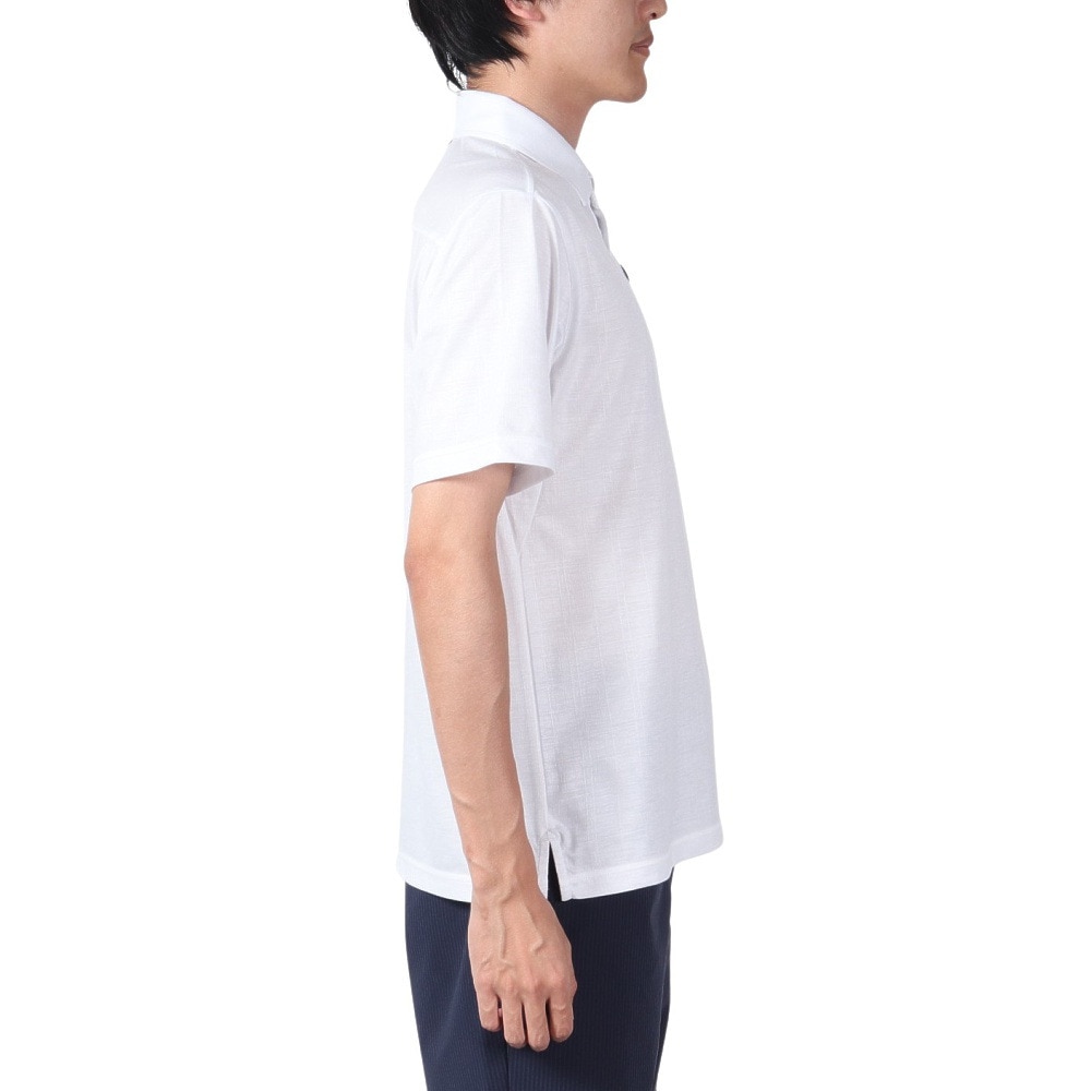 フィドラ（FIDRA）（メンズ）ゴルフウェア 半袖 吸汗速乾 プリントシャツ FD5RTG06 WHT