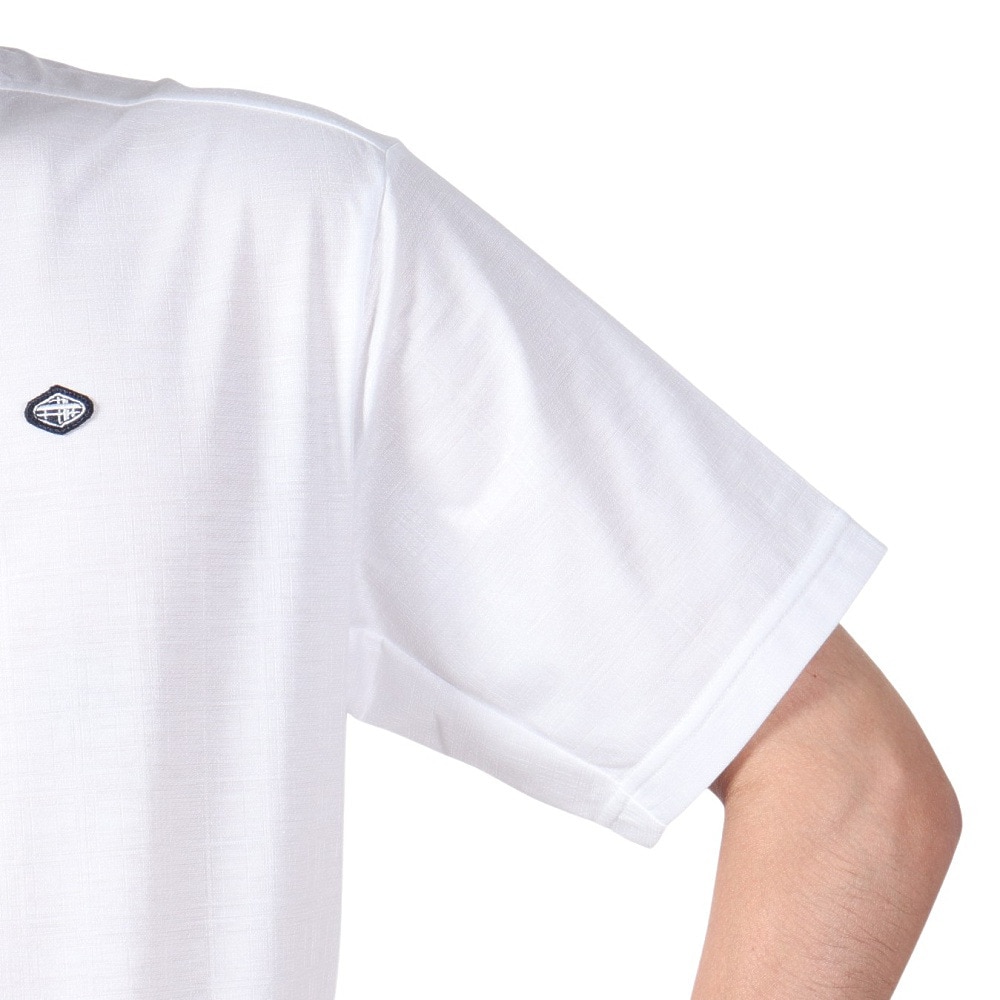 フィドラ（FIDRA）（メンズ）ゴルフウェア 半袖 吸汗速乾 プリントシャツ FD5RTG06 WHT