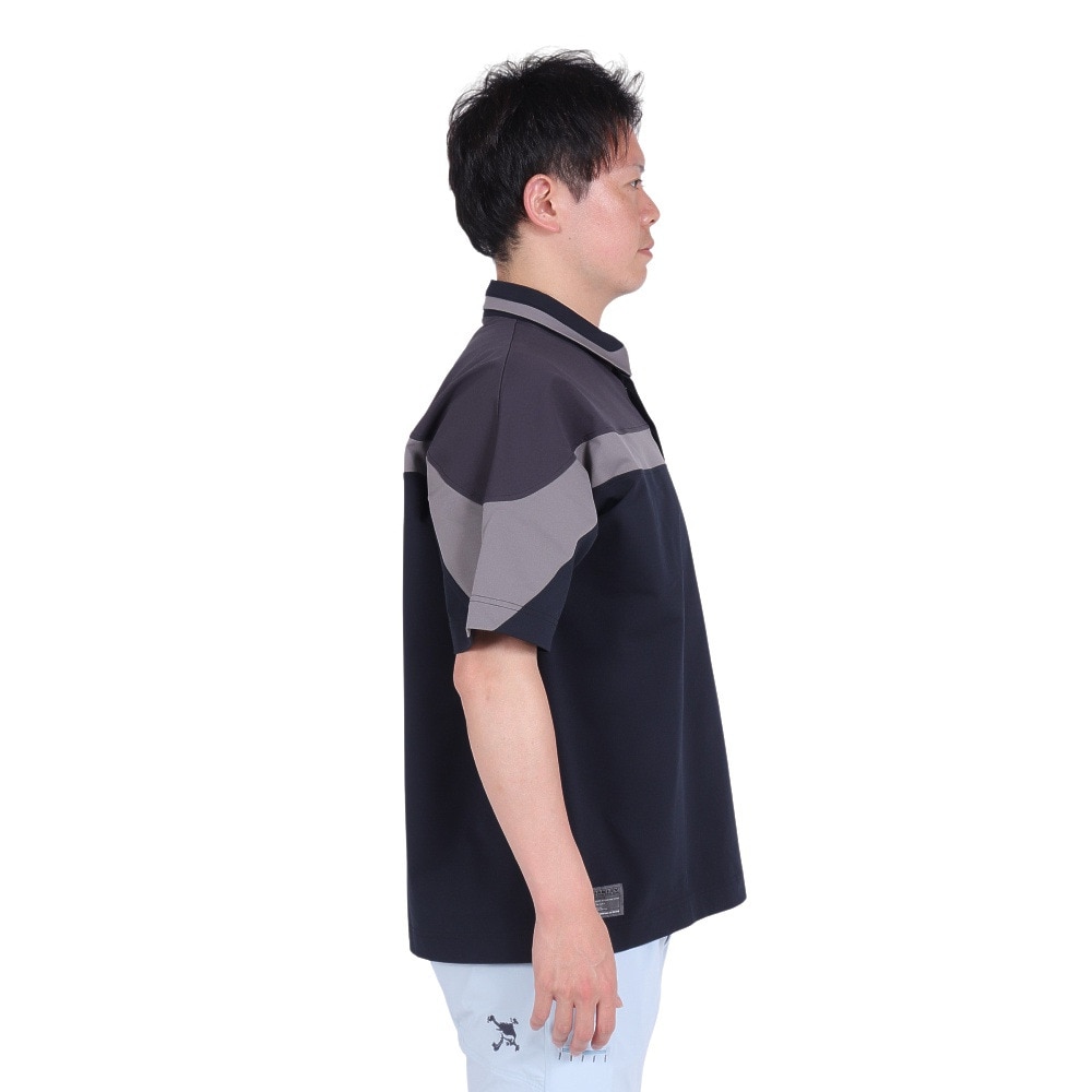 オークリー（OAKLEY）（メンズ）ゴルフウェア 吸汗速乾 ICON SHAPE シャツ FOA406433-02E