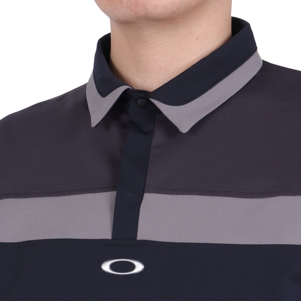 オークリー（OAKLEY）（メンズ）ゴルフウェア 吸汗速乾 ICON SHAPE シャツ FOA406433-02E