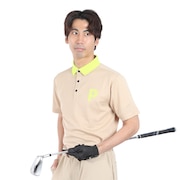 プーマ（PUMA）（メンズ）ゴルフウェア ゴルフ ストレッチ カノコ Pロゴ クレリック 半袖 ポロシャツ 627602-03