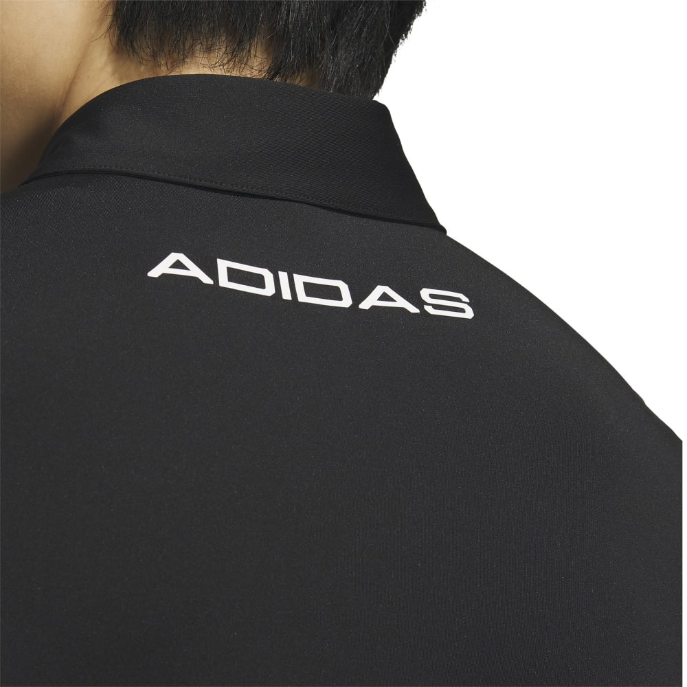 アディダス（adidas）（メンズ）ゴルフウェア 半袖 3ストライプス メッシュベントポロ IKK68-IN9057BK