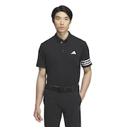 (メンズ)ゴルフウェア 半袖 3ストライプス メッシュベントポロ IKK68