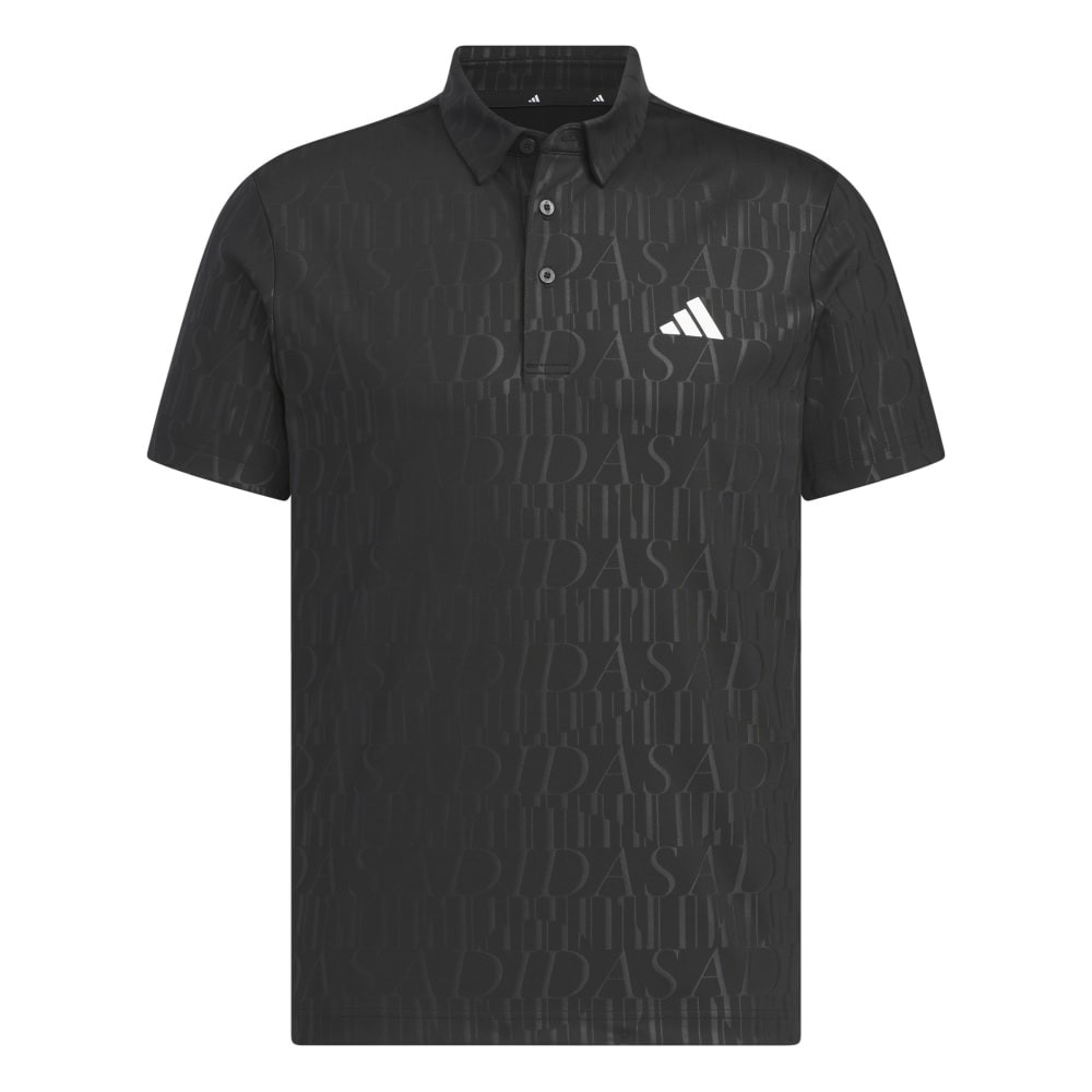 アディダス（adidas）（メンズ）ゴルフウェア 半袖 吸汗速乾 HEAT. RDY デボスグラフィックシャツ IKK74-IN9035BK