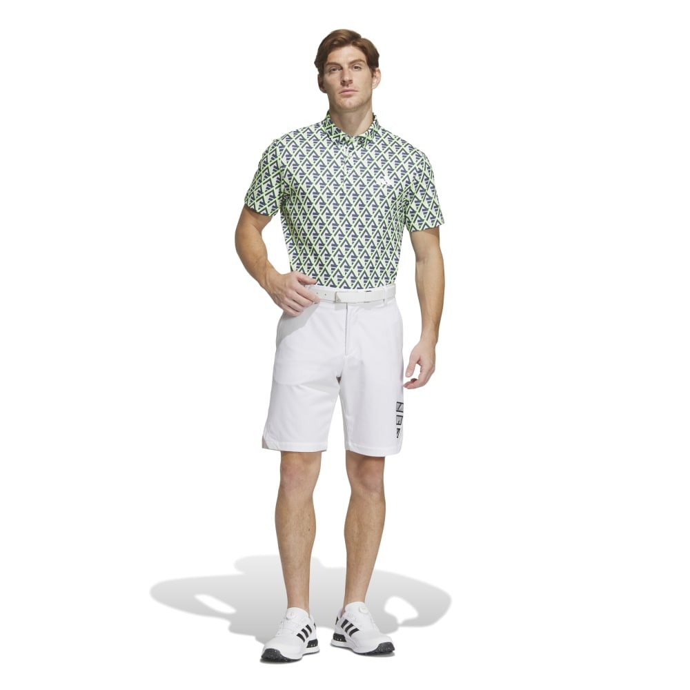アディダス（adidas）（メンズ）ゴルフウェア 半袖 吸汗速乾 マルチカラードBOSプリントシャツ IKK75-IN9040LGRN
