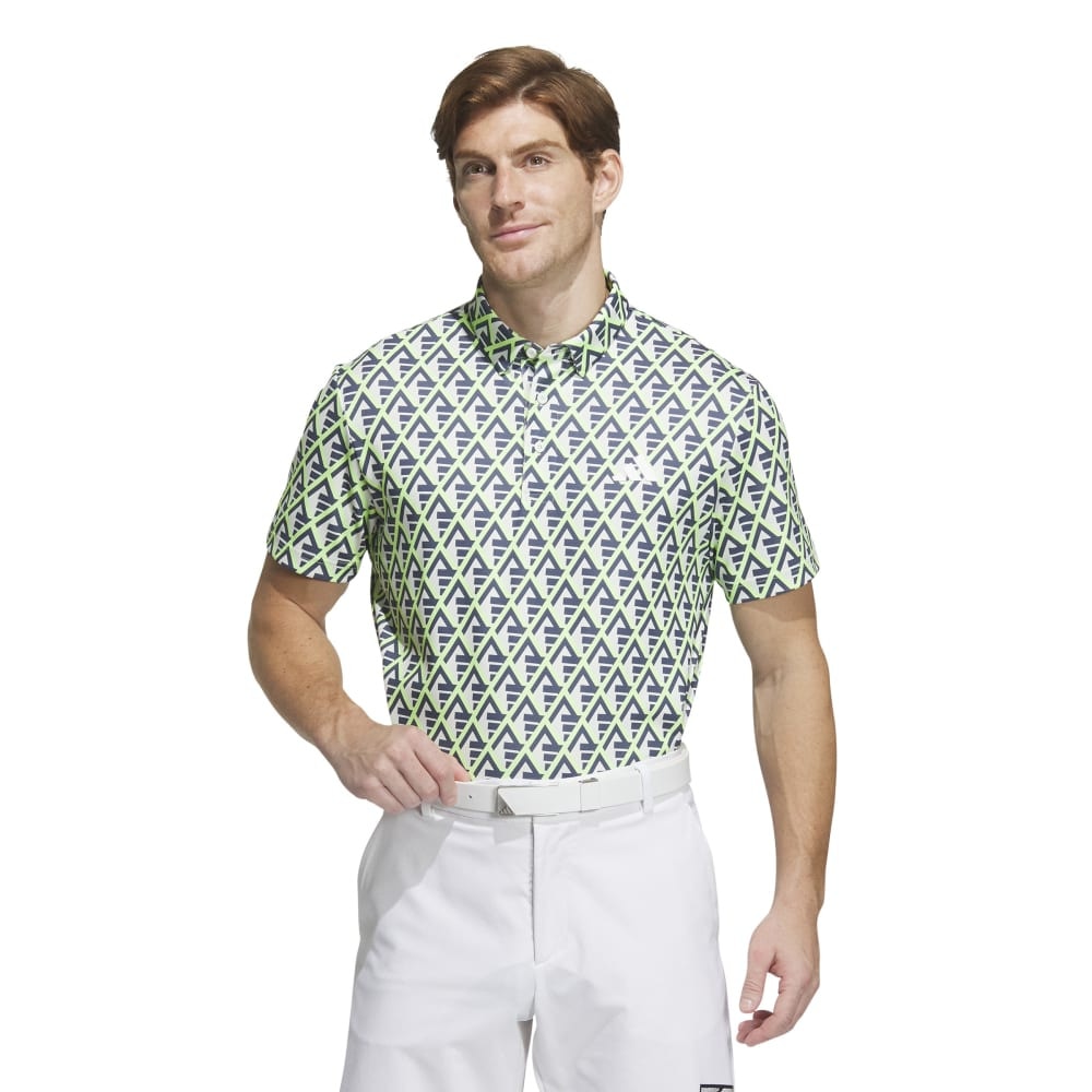 セール】アディダス ゴルフウェア 半袖ポロシャツ メンズ グリーン Mの