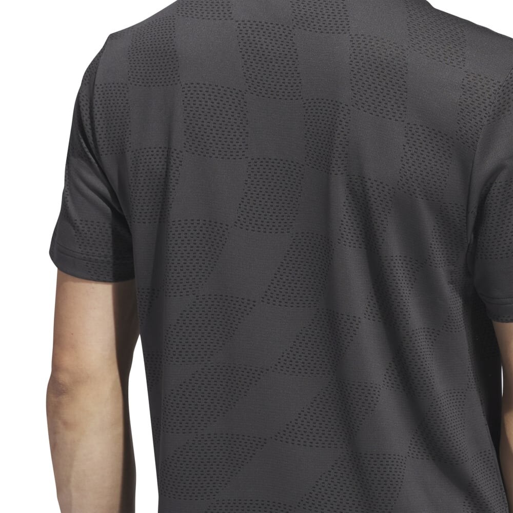 アディダス（adidas）（メンズ）ゴルフウェア 半袖 ビッグBOXメッシュポロシャツ KOW01-IS8874BK