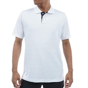 トミーヒルフィガー（TOMMY HILFIGER）（メンズ）ゴルフウェア シャドーロゴ 半袖ポロシャツ THMA436-WHT