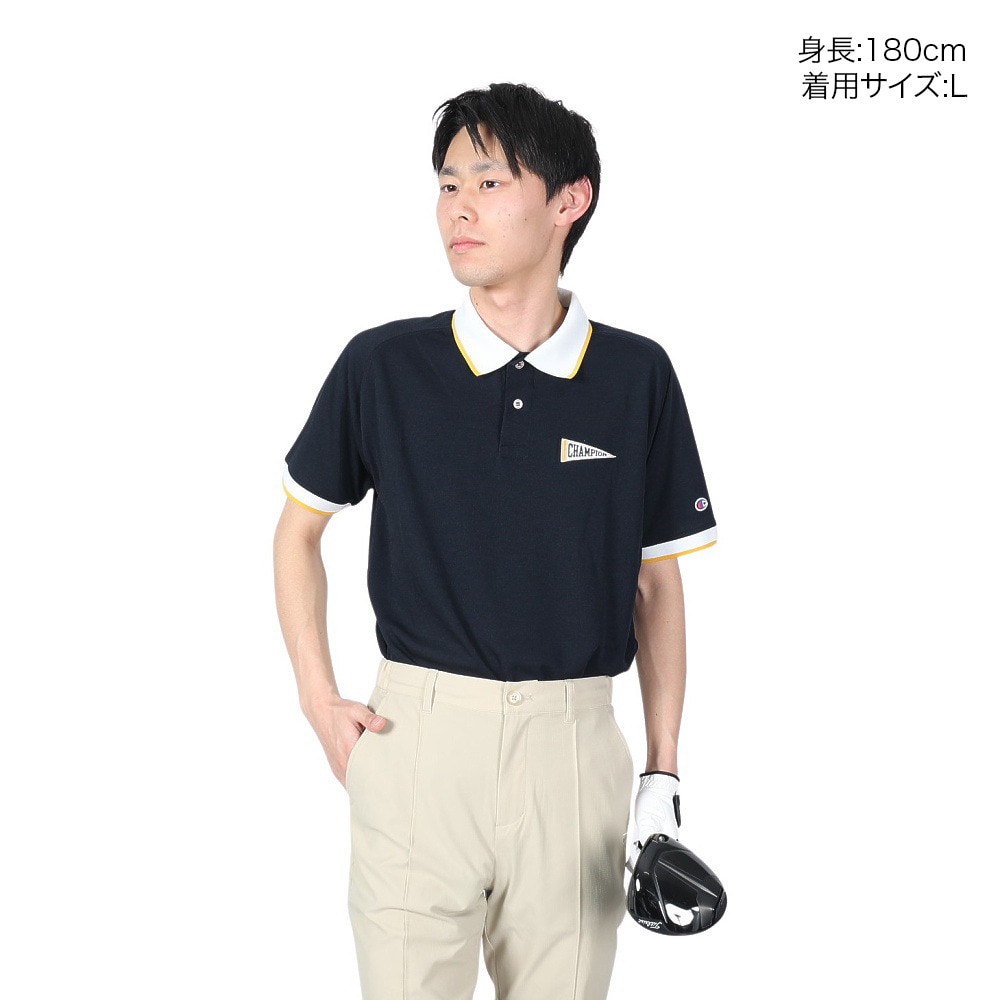 チャンピオン（CHAMPION）（メンズ）ゴルフウェア 速乾 半袖Tシャツ C3-ZG303 370