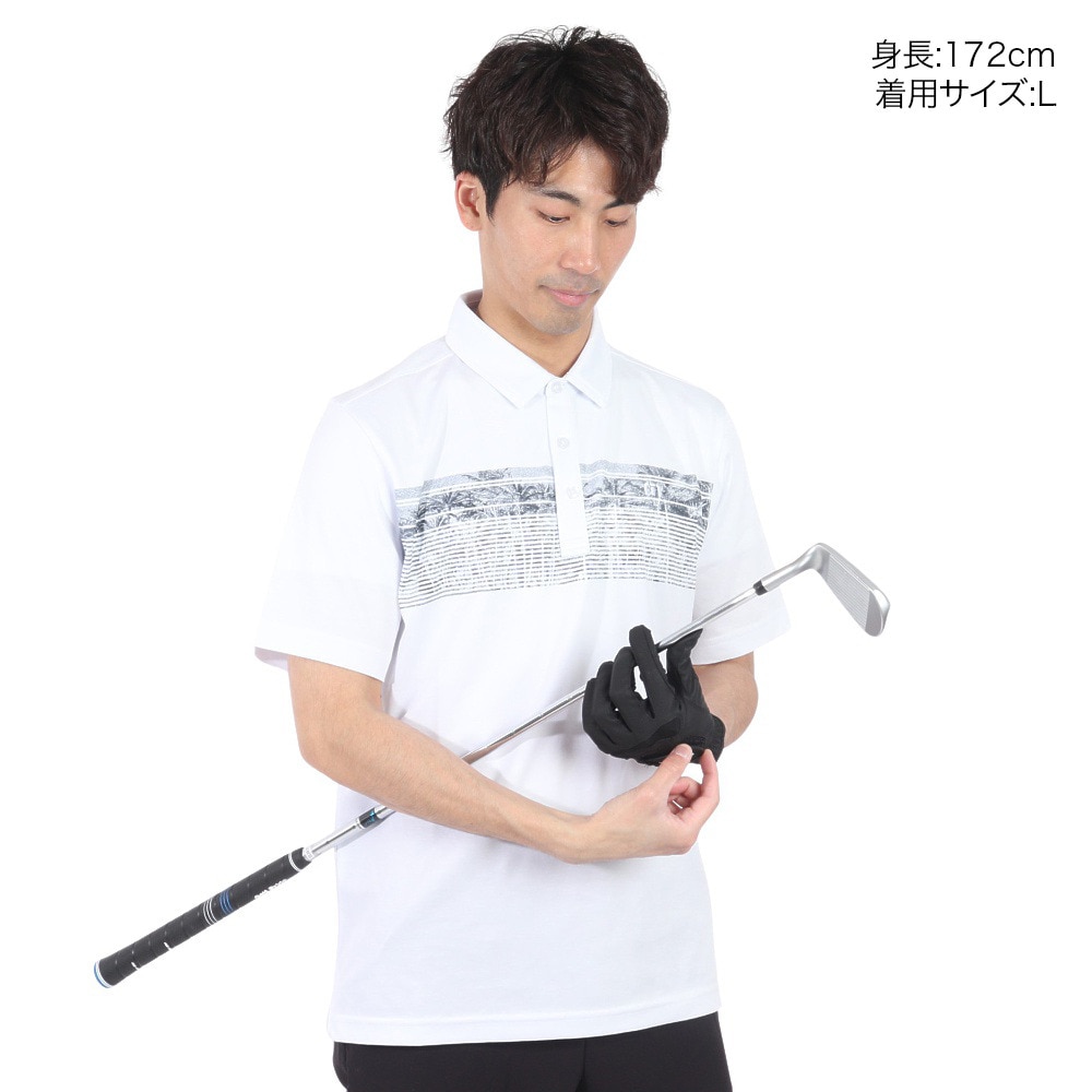 トラヴィスマシュー（Travis Mathew）（メンズ）ゴルフウェア 半袖ポロ 1MAA027JV-1WHT