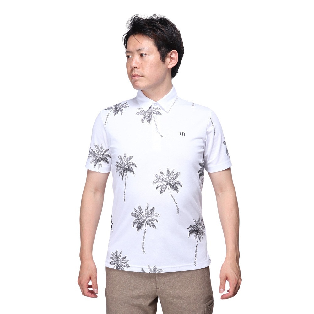 トラヴィスマシュー（Travis Mathew）（メンズ）ゴルフウェア 半袖 ショートスリーブポロシャツ 1MAA316JV-1WHT