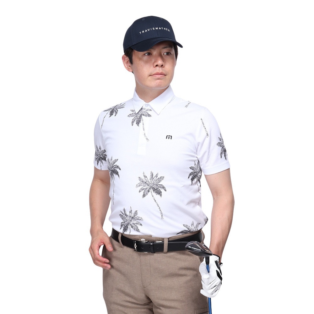 トラヴィスマシュー（Travis Mathew）（メンズ）ゴルフウェア 半袖 ショートスリーブポロシャツ 1MAA316JV-1WHT