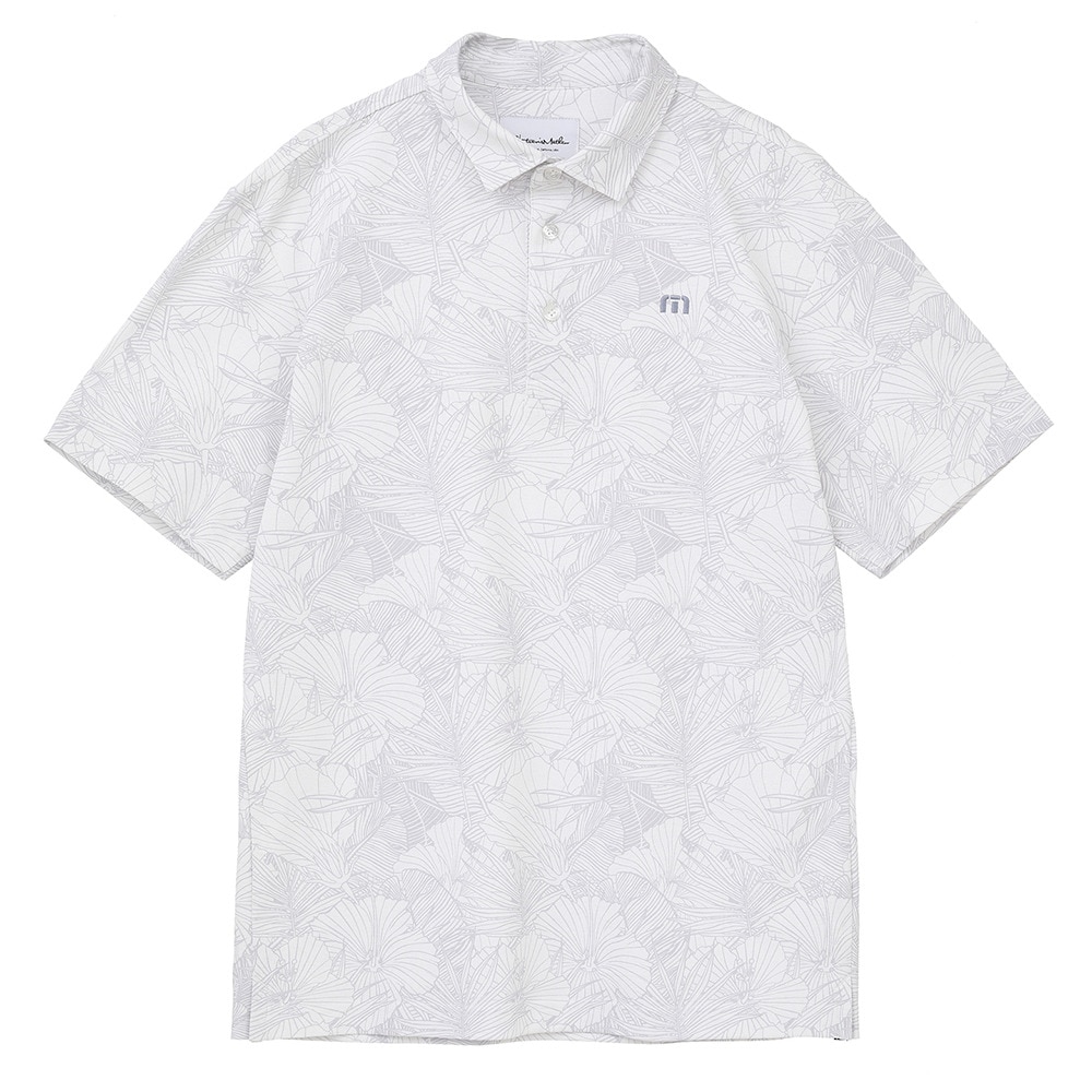 美品 Travis Mathew ボタニカル ゴルフ ポロシャツ リーフ アロハ