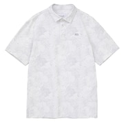 (メンズ)ゴルフウェア 半袖 ショートスリーブ Patterned ポロシャツ 7AJ020-1WHT
