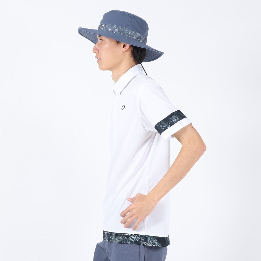 ポロシャツ オークリー OAKLEY PAISLEY HI-NECK LS SHIRT ゴルフウェア/ハイネック・ロングスリーブ/POLO SHIRT
