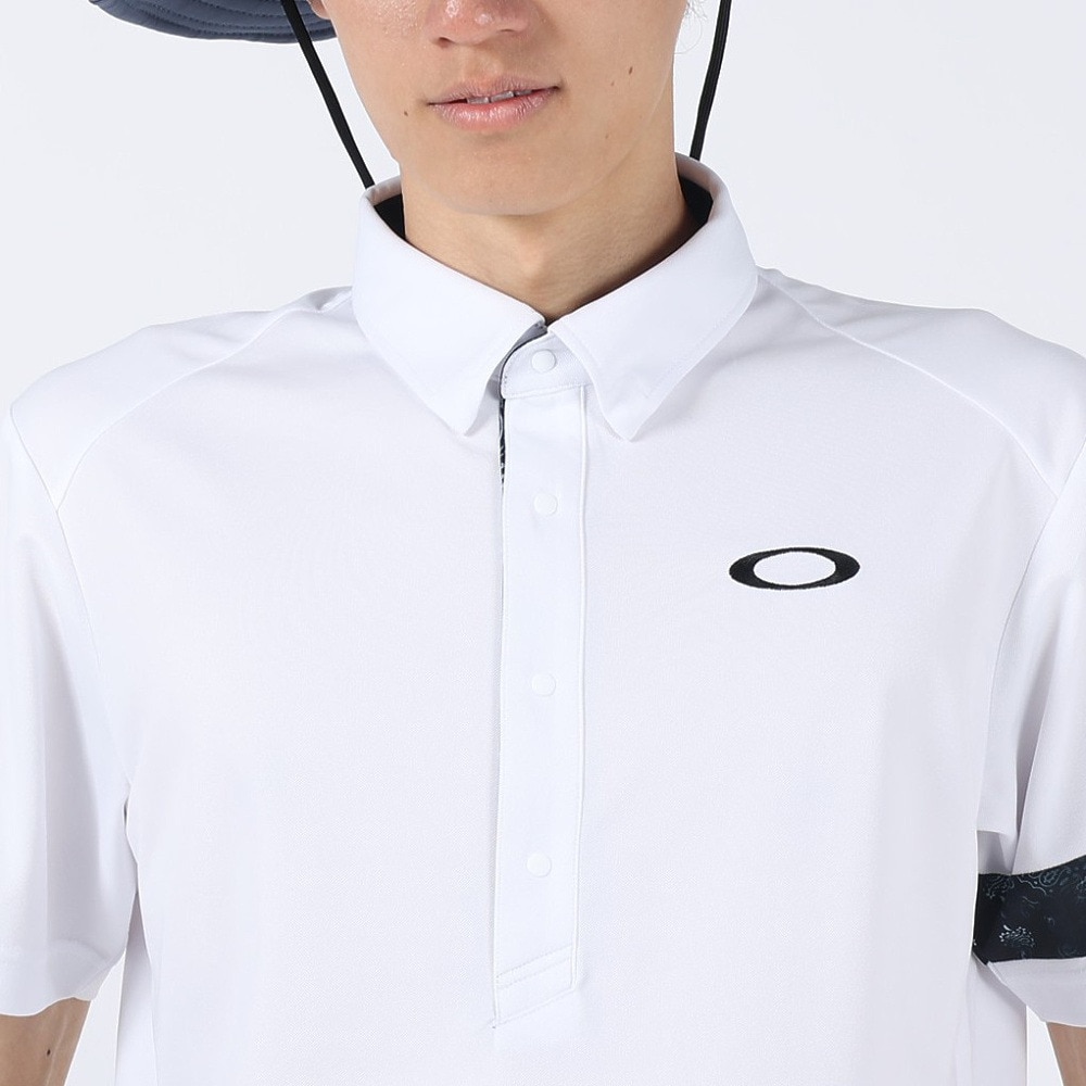 オークリー（OAKLEY）（メンズ）ゴルフウェア 半袖 吸汗速乾 接触冷感 STALWART BLK シャツ FOA406770-100