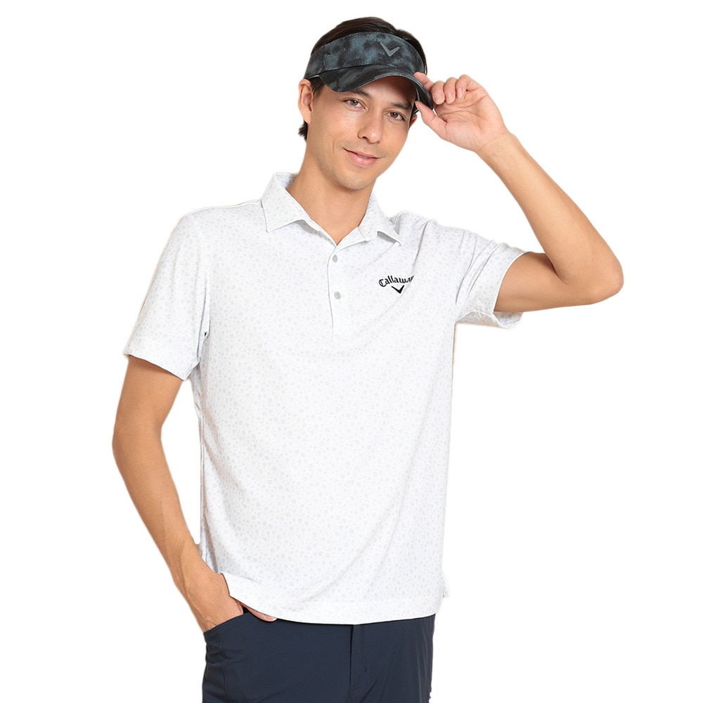 キャロウェイ（CALLAWAY）（メンズ）ゴルフウェア 接触冷感 半袖ポロシャツ C24134124-1020