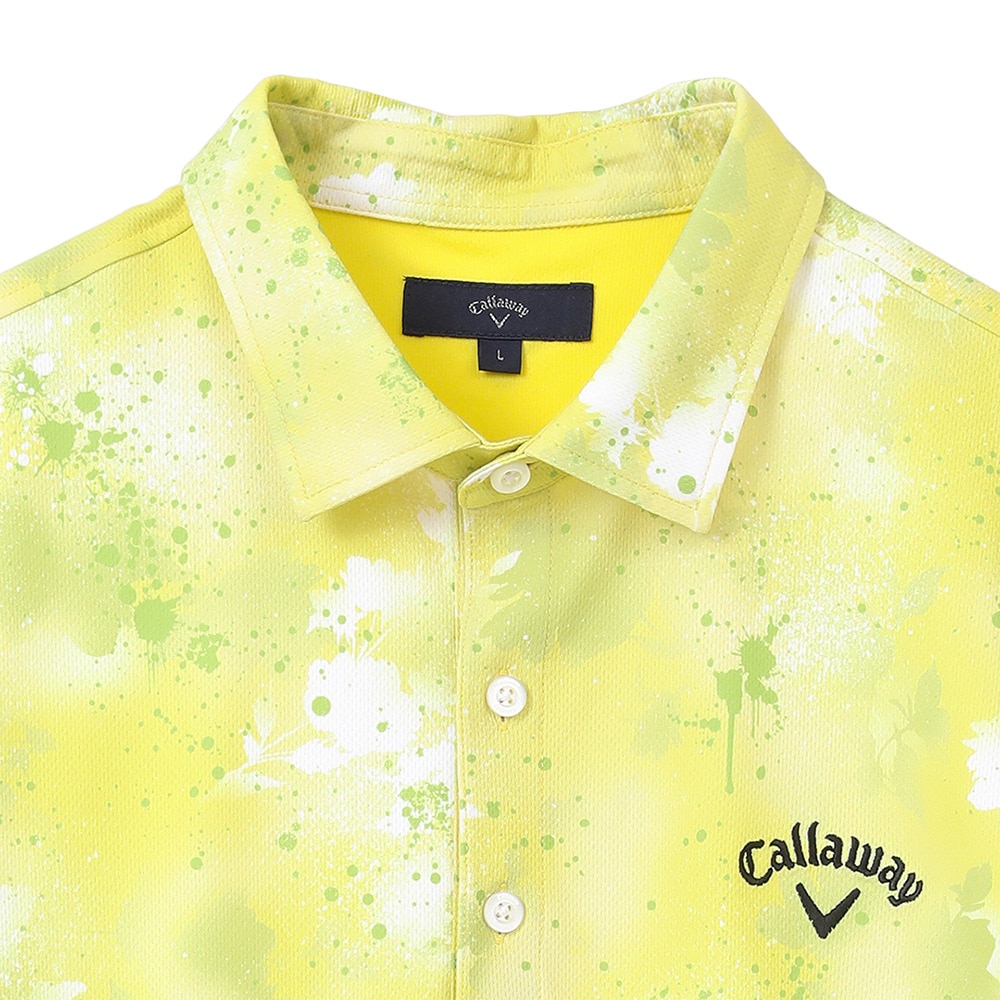 キャロウェイ（CALLAWAY）（メンズ）ゴルフウェア 接触冷感 半袖シャツ C24134128-1060