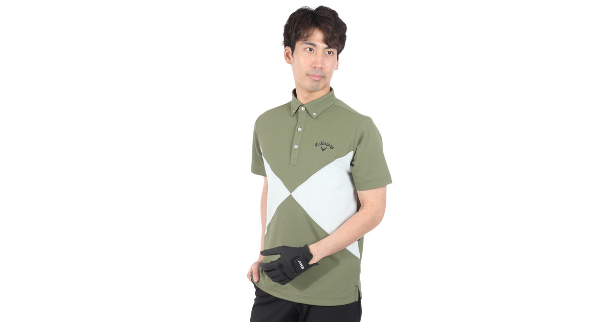 キャロウェイ（CALLAWAY）（メンズ）ゴルフウェア 吸汗速乾 アーガイル 