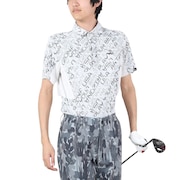 ピン（PING）（メンズ）ゴルフウェア 半袖 バイアスデジタルロゴジャカードポロシャツ 621-4160203-030