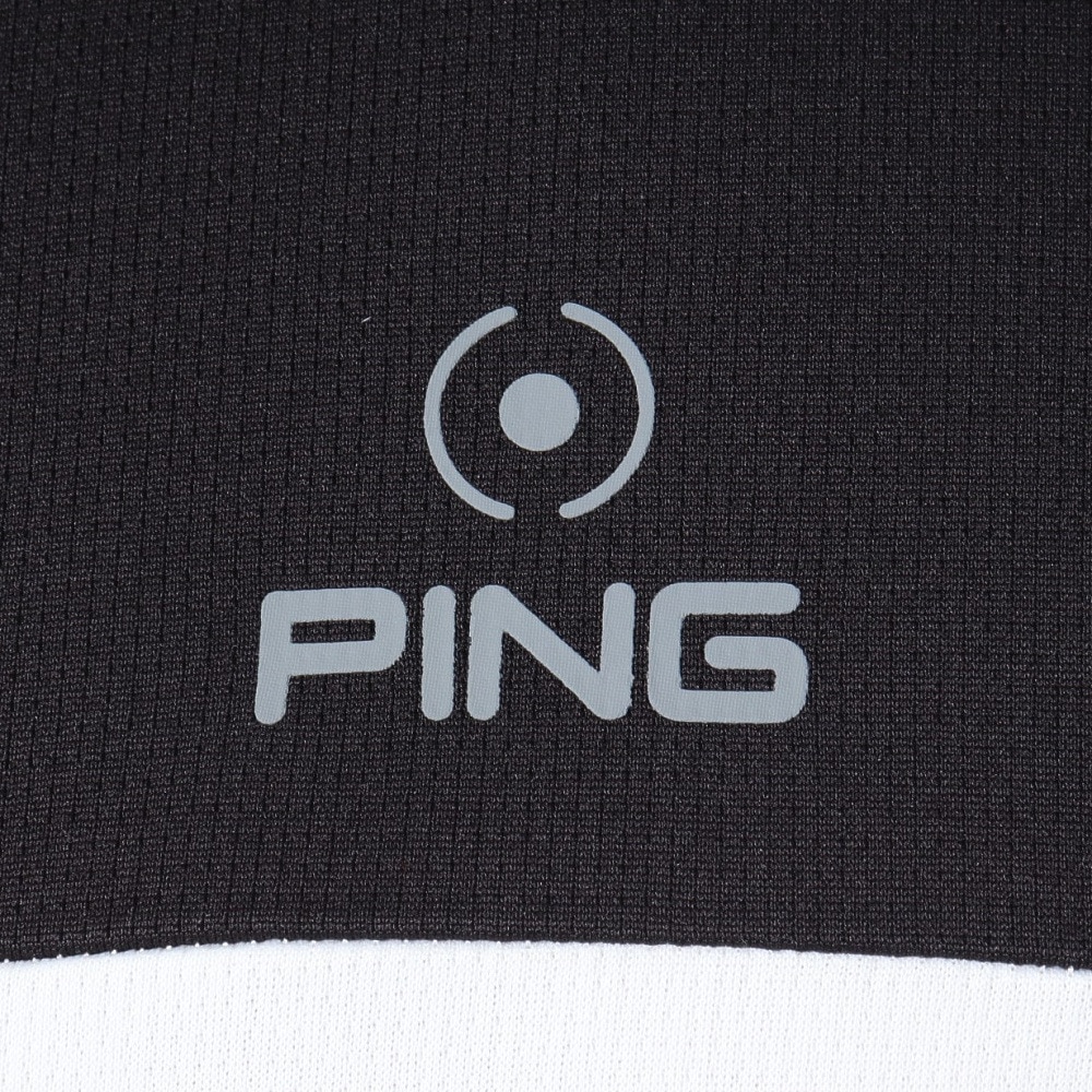 ピン（PING）（メンズ）ゴルフウェア 接触冷感 コンフォートクールストレッチ 涼感ポロシャツ 621-4160311-010