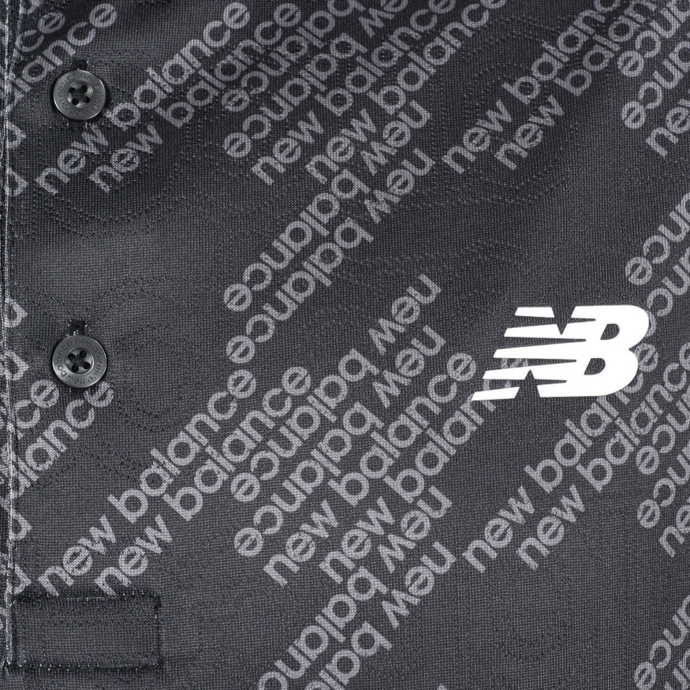 ニューバランス（new balance）（メンズ）ゴルフウェア 半袖 COLLAR シャツ 012-4168003-010