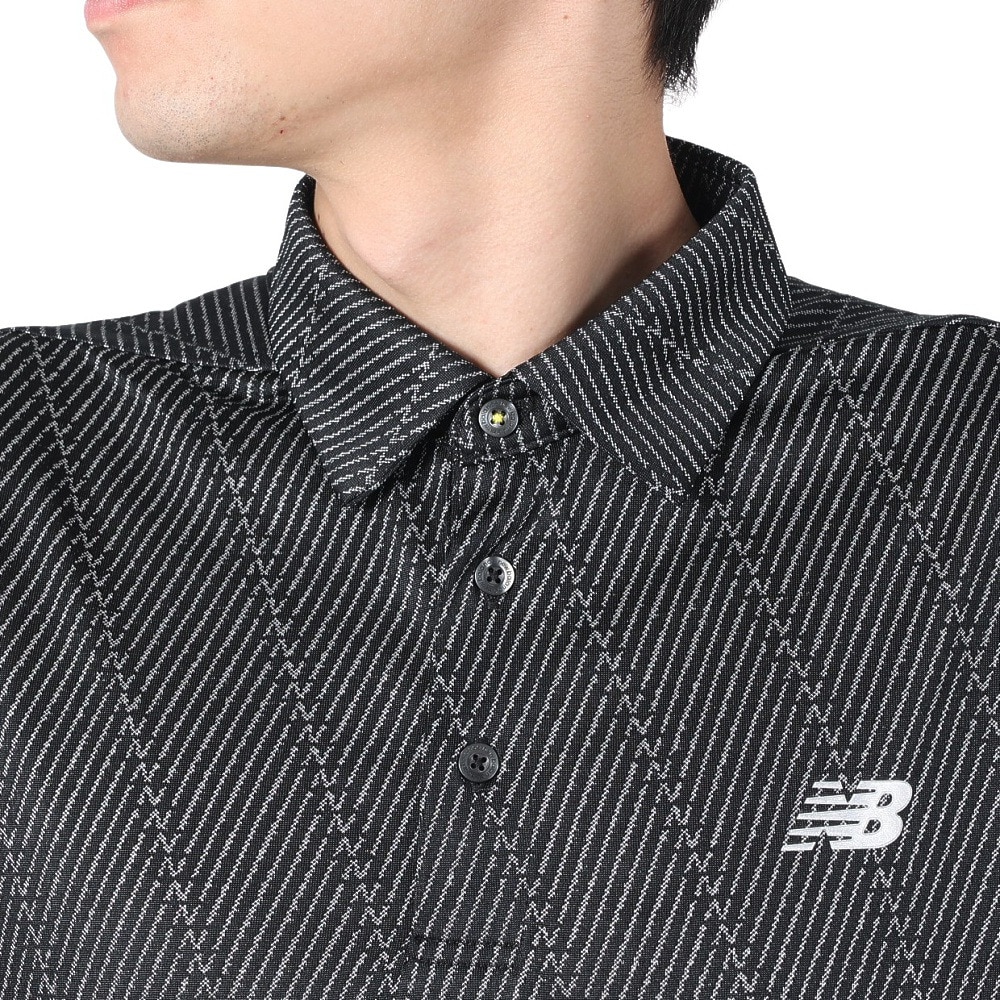 ニューバランス（new balance）（メンズ）ゴルフウェア COLLAR 半袖ポロシャツ 012-4168009-010