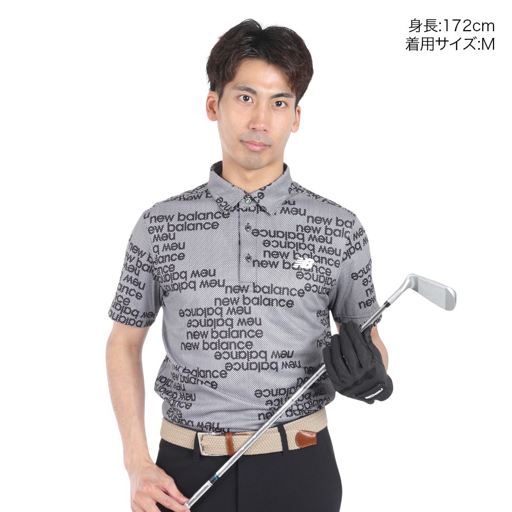 ニューバランス（new balance）（メンズ）ゴルフウェア 半袖カラーシャツ 012-4168012-010